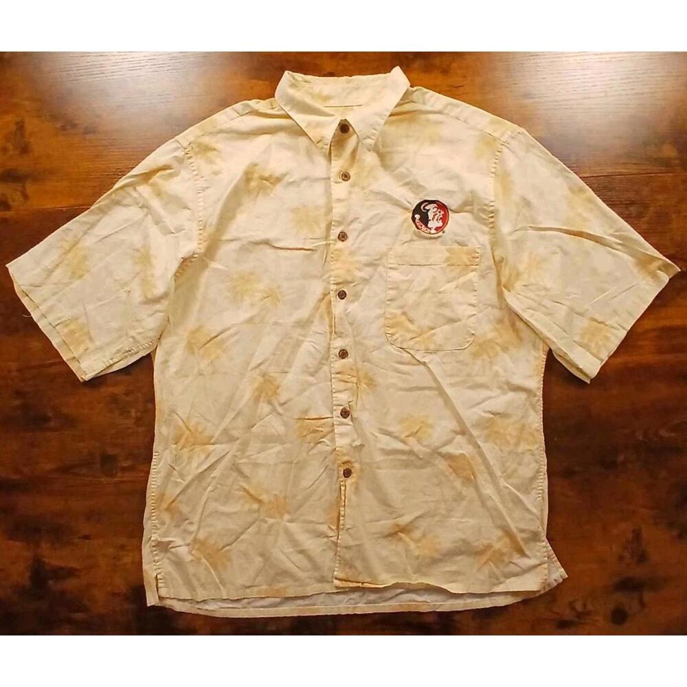 Florida State Seminoles Shirt Adult L Reyn Spooner FSU Football Hawaiian Mens